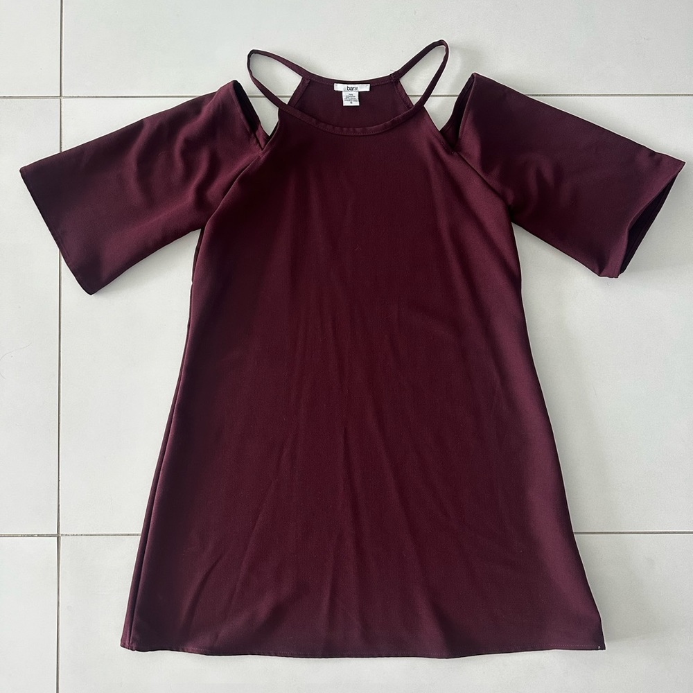 Maroon Bar III Dress